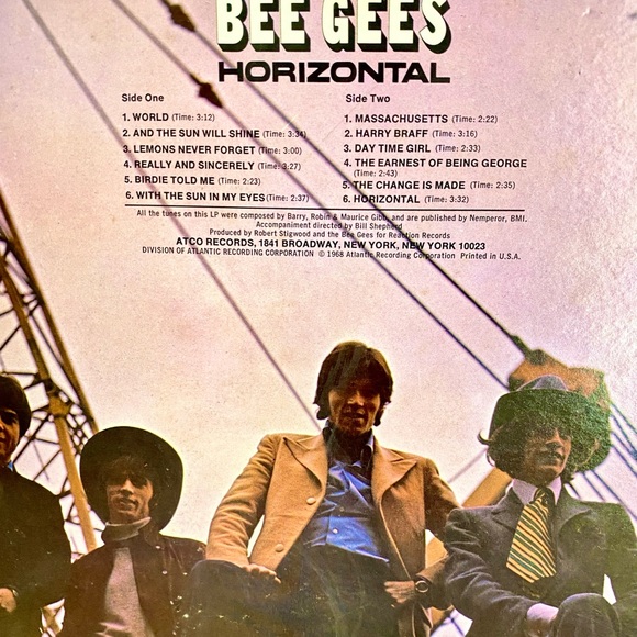 The BEE GEES Record Album, Horizontal, 60’s Cover Art, 1968 - Picture 3 of 4